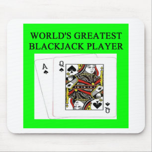 Spielspieler des BLACKJACK 21 Mousepad
