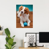 Spielst du mit mir Ball? Poster (Heimbüro)