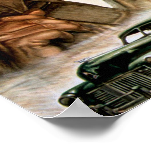 Spielst du Platz? Poster (Ecke)