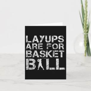 Spielstände für Basketball - Golfer - Funny Golf Karte