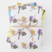 Spielt es laut!  geschenkpapier set (Beispiel)