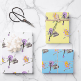 Spielt es laut! geschenkpapier set