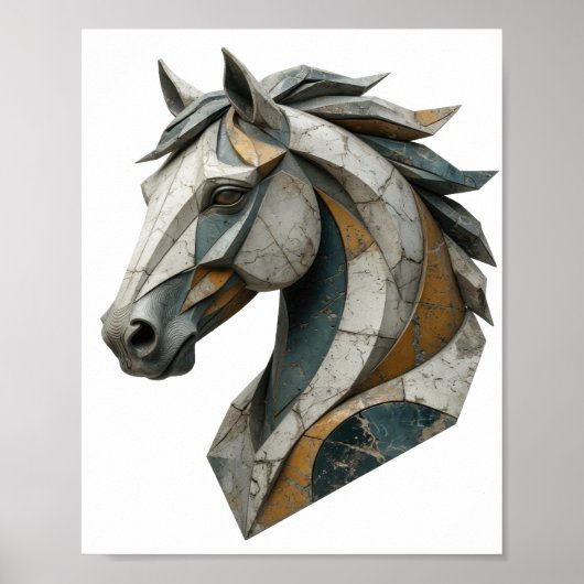 Spielt graue ABSTRACT ART Design v2 Poster (Vorne)