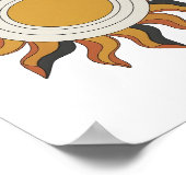 Spielt graue ABSTRACT ART Gestaltung Poster (Ecke)