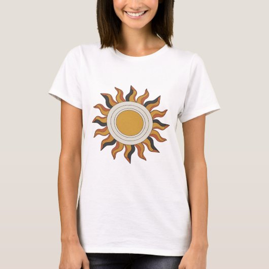 Spielt graue ABSTRACT ART Gestaltung T-Shirt (Vorderseite)