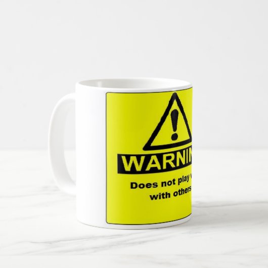 spielt gut nicht mit anderen TASSE (Vorderseite Links)