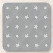 Spielt Hintergrund mit Textilmuster die Hauptrolle Getränkeuntersetzer (Vorderseite)