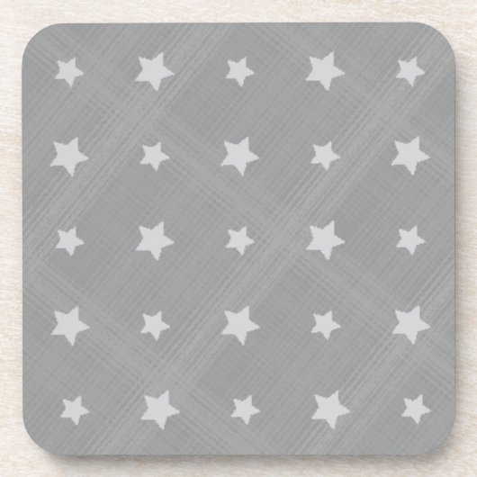 Spielt Hintergrund mit Textilmuster die Hauptrolle Getränkeuntersetzer (Vorderseite)