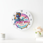 Spielt nicht gut... große wanduhr (Zuhause)