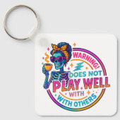 Spielt nicht gut... schlüsselanhänger (Vorderseite)