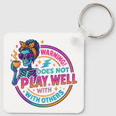 Spielt nicht gut... schlüsselanhänger (Rückseite)
