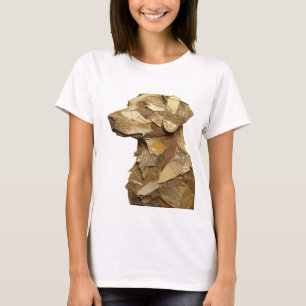 Spielt Silber ABSTRACT ART Design T-Shirt