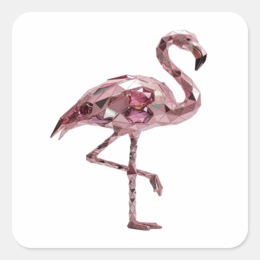 Spielt Silberne Abstrakte Dekorative Kunst Quadratischer Aufkleber (Vorderseite)