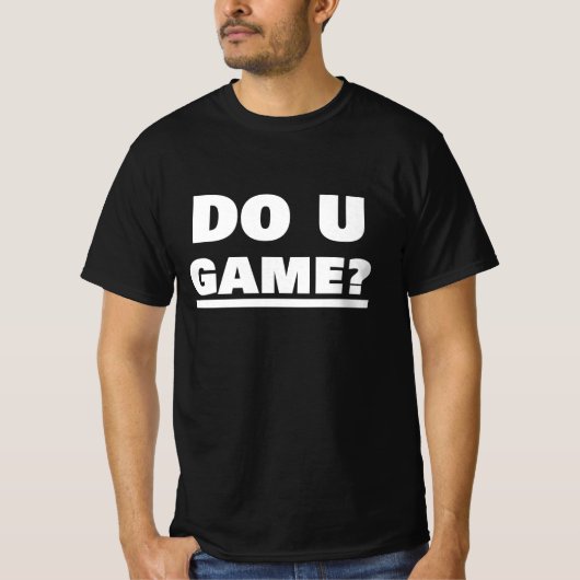 SPIELT U? T-Shirt (Vorderseite)