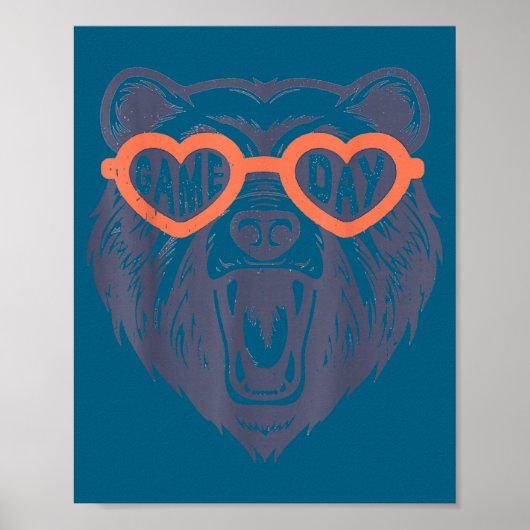 Spieltag Bär Poster (Vorne)