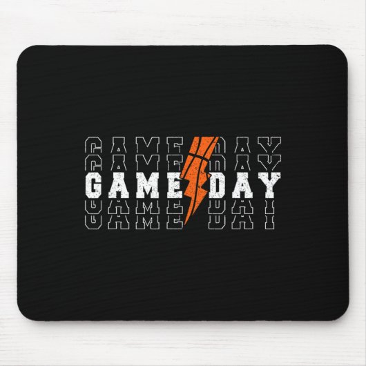 Spieltag Baseball Blitz Sport Spieler Trainer Mousepad (Vorne)