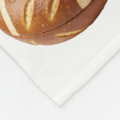 Spieltag Brezel-Fußball-Laib Food-Art Fleecedecke (Ecke)