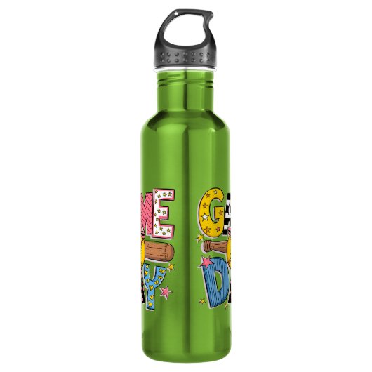 Spieltag Edelstahlflasche (Vorderseite)