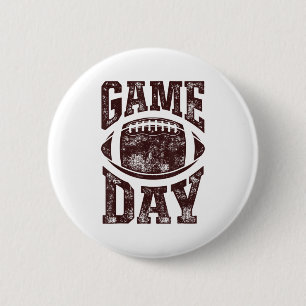 Spieltag Fußball Saison Funny Men Damen Team Spion Button