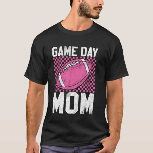 Spieltag-Mama-Fußballmutter T-Shirt (Vorderseite)