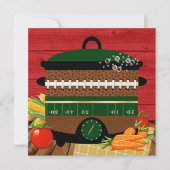 Spieltag / Pot Luck / Ansammlung Einladung (Vorderseite)