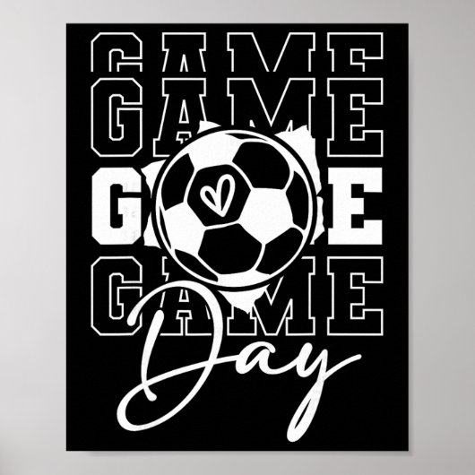 Spieltag-Soccer Poster (Vorne)