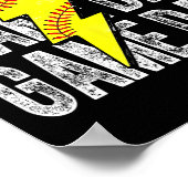 Spieltag Softll Blitz Softll Mama Papa Mädchen Poster (Ecke)