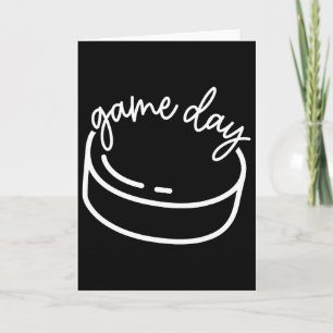 Spieltag Sports Eltern Hockey-Mama Vater Hockey-Fa Karte