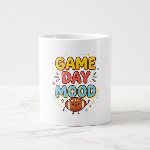 Spieltag-Stimmung Lustiger Fußballfan Jumbo-Tasse