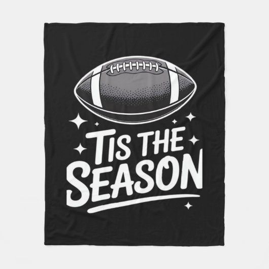 Spieltag Unterstützung Fußball Fleecedecke (Vorderseite)