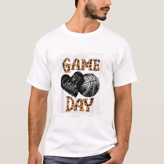 Spieltage Frauen Leopard T-Shirt (Vorderseite)