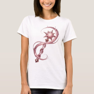 Spieltend Rosa STAR WAND Textdesign T-Shirt