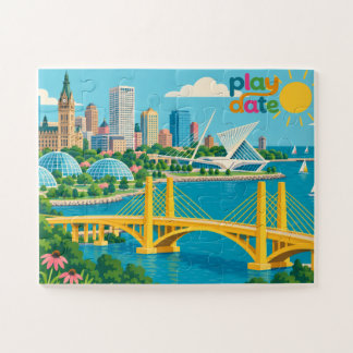 Spieltermin-Farb-Milwaukee-Kinderpuzzle Puzzle