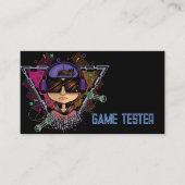Spieltester Visitenkarte (Vorderseite)