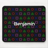 Spielthemen-Controller-Tasten-Mauspad Mousepad (Vorne)
