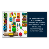 Spieltherapeut Kinderpsychologe Counselor Toys Magnetische Visitenkarte (Vorderseite)
