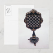 Spieltisch, c.1850-60 postkarte (Vorne/Hinten)