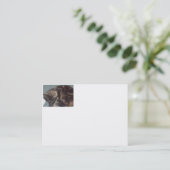 Spielvolle Dave Chubby White Business Cards -100 P Visitenkarte (Stehend Vorderseite)