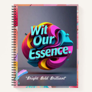 "Spielvolle Farben" Notizblock