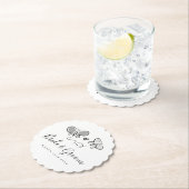 Spielvolle Hochzeitsstipps mit niedlichem Schmette Untersetzer (Vor Ort)