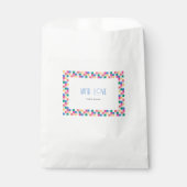 Spielvolle Multicolor-Blöcke Geschenktütchen (Vorderseite)