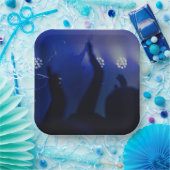 Spielvolle Muster auf 9" Tellern mit Papier aus de Pappteller (Party)