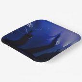 Spielvolle Muster auf 9" Tellern mit Papier aus de Pappteller (Gewinkelt)