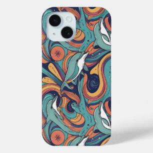 Spielvolles Delphinmuster - Ocean Inspiriert Desig Case-Mate iPhone Hülle