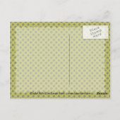 Spielvolles Kätzchen danke Postkarten (Rückseite)