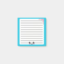 Spielvolles Kawaii Post-It-Note-Design