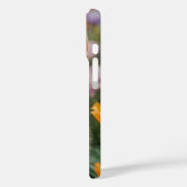 Spielvolles Kitten in Blume Case-Mate iPhone Hülle (Rückseite / Links)