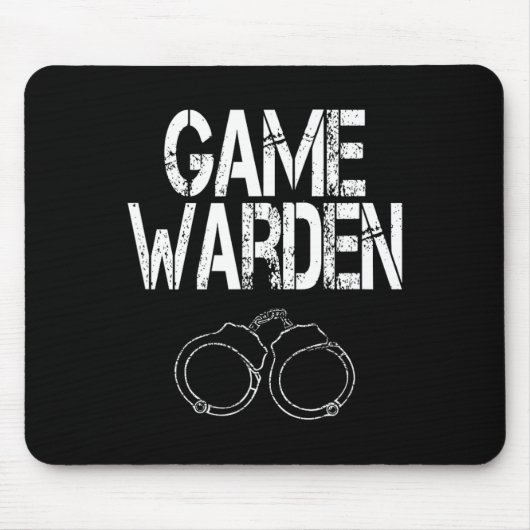 Spielwarden Handschellen Lazy Halloween-Kostüm Mousepad (Vorne)
