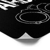 Spielwarden Handschellen Lazy Halloween-Kostüm Poster (Ecke)