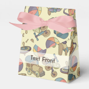 Spielwaren-Ikonen-Hintergrund Geschenkschachtel